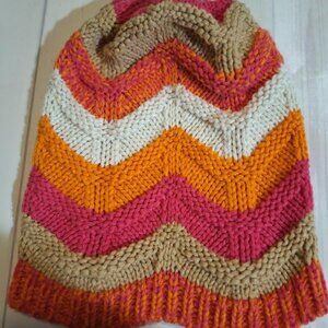 Colorful Chevron Stripe Winter Beanie